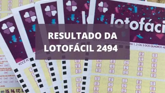 Resultado da Lotofácil 2494 de hoje, segunda-feira (11/04/22)