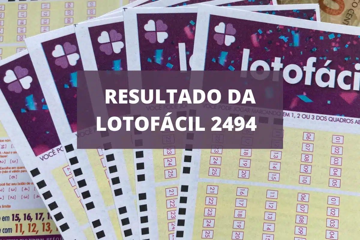 Resultado da Lotofácil 2494