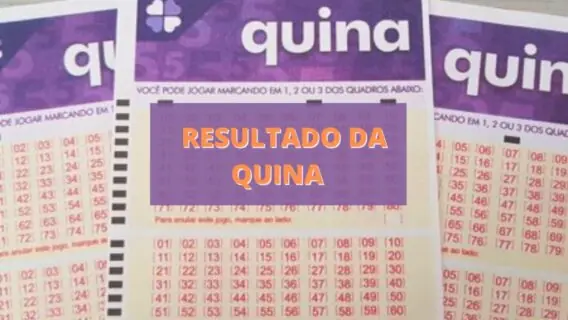 Resultado da Quina de segunda-feira, concurso 5836 de hoje (25/04/22)