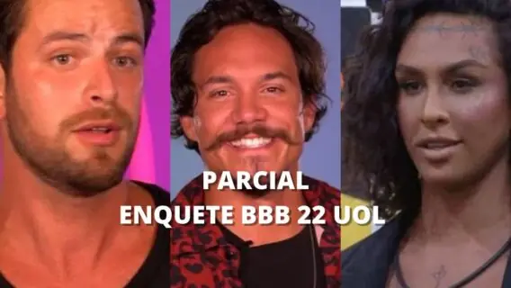 Parcial enquete BBB 22 UOL mostra quem sai no domingo