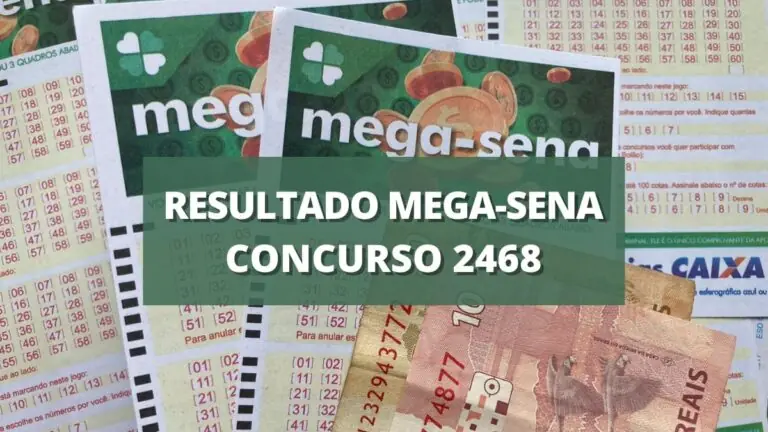Resultado da Mega-Sena concurso 2468 de sábado (02/04/22)