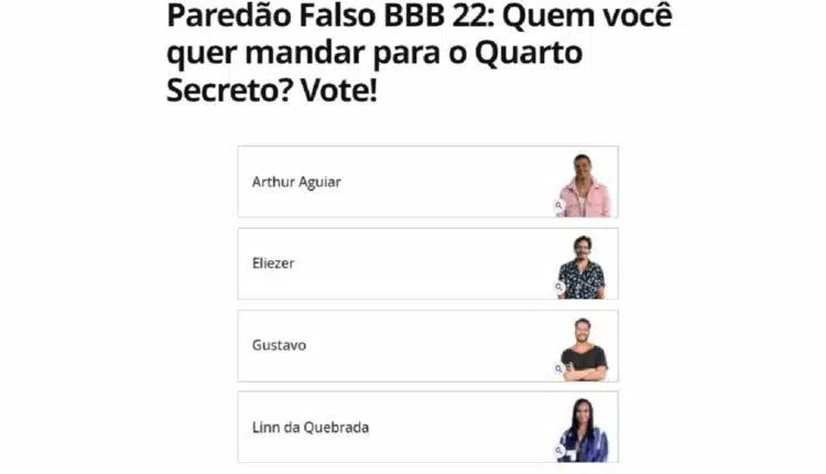 votação