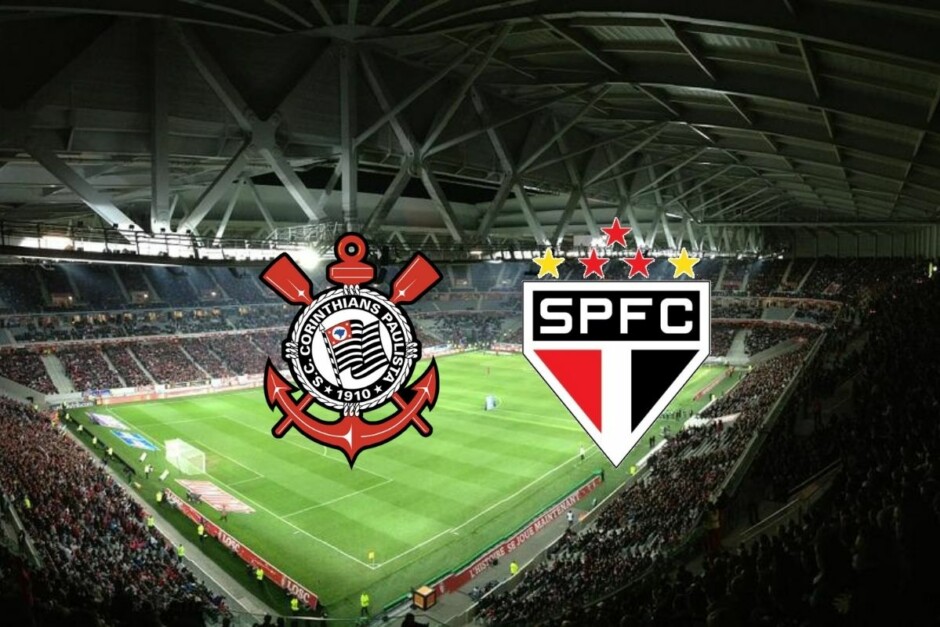 Jogo do Corinthians x São Paulo hoje onde vai passar