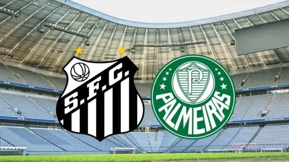 Onde vai passar jogo do Santos x Palmeiras hoje? Horário e escalações