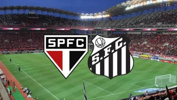 Onde vai passar jogo do São Paulo x Santos hoje? Qual o horário?