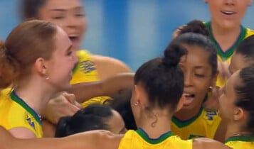 Jogo do Brasil e Bulgária vôlei feminino