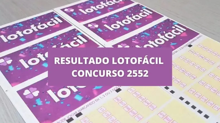 Resultado Lotofácil 2552: sorteio e ganhadores de hoje (21)