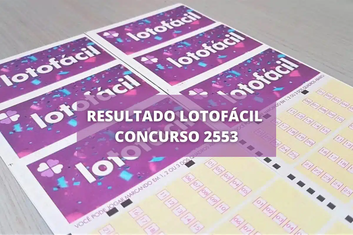Resultado Lotofácil 2553 1