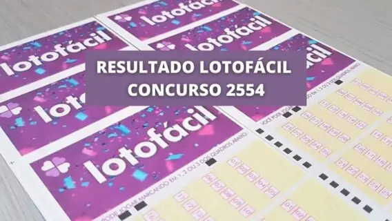 Resultado da Lotofácil 2554 de hoje, quinta-feira (23/06/22)