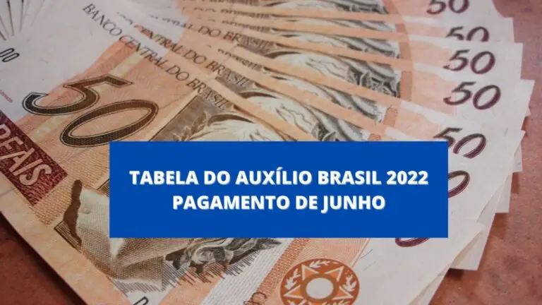 Tabela do Auxílio Brasil 2022: pagamento de junho cai a partir do dia 17