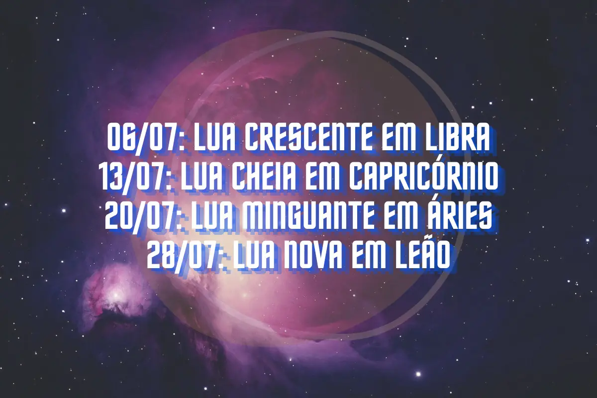 Horóscopo de julho 2022