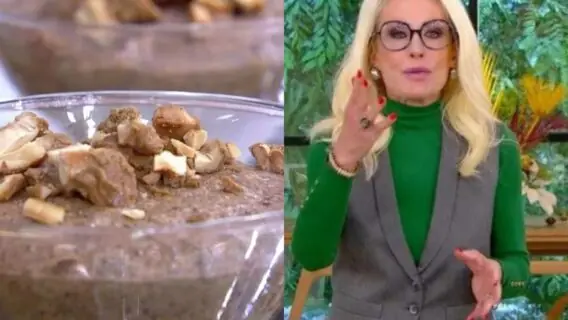 Como fazer mousse de ameixa com castanha da Ana Maria Braga