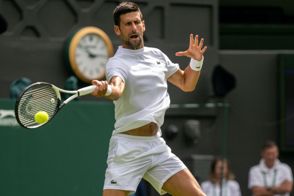 Jogo do Djokovic em Wimbledon 2022