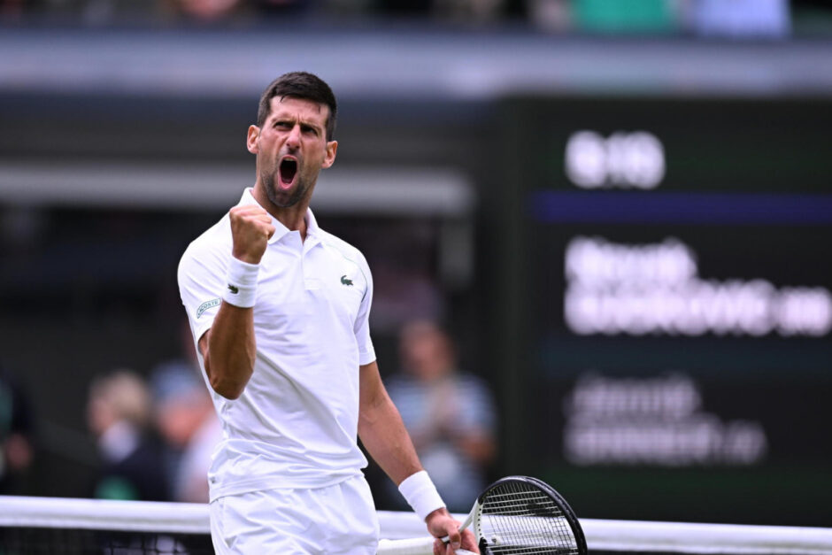 Djokovic em Wimbledon 2022 hoje