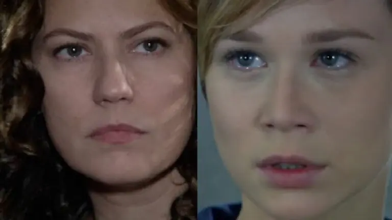 Lara descobre a verdade sobre Flora quando em A Favorita