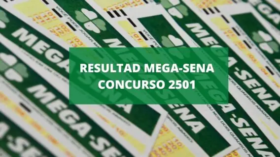 Resultado da Mega-Sena de sábado, concurso 2501 (16/07/22)