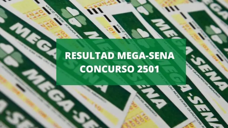 Resultado da Mega-Sena de sábado, concurso 2501 (16/07/22)