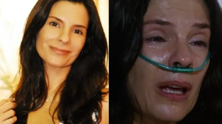 O que acontece com a Dedina A Favorita, papel de Helena Ranaldi