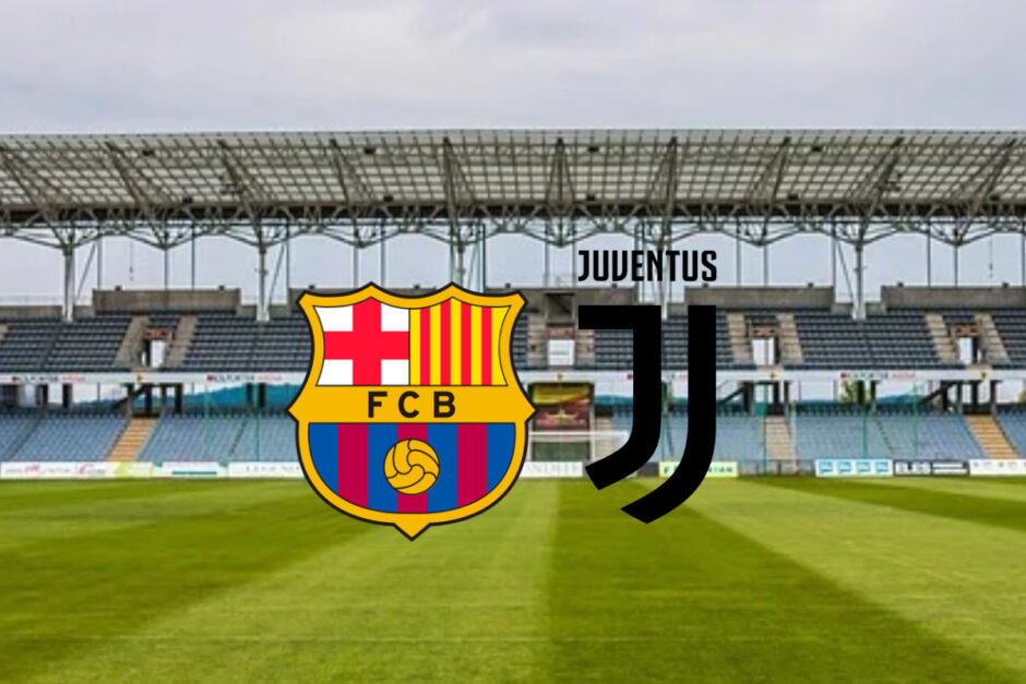Onde vai passar Barcelona e Juventus