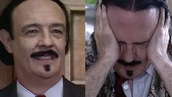 Quando Cornélio descobre traição de Dinorá em O Cravo e a Rosa