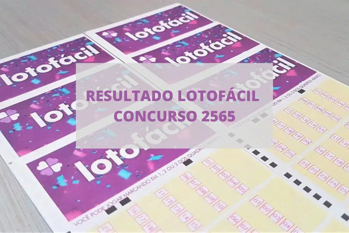 Resultado da Lotofácil 2565