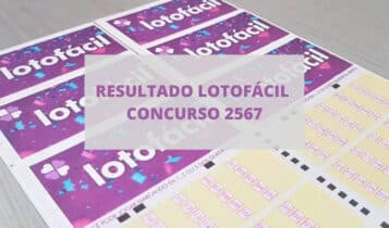 Resultado da Lotofácil 2567