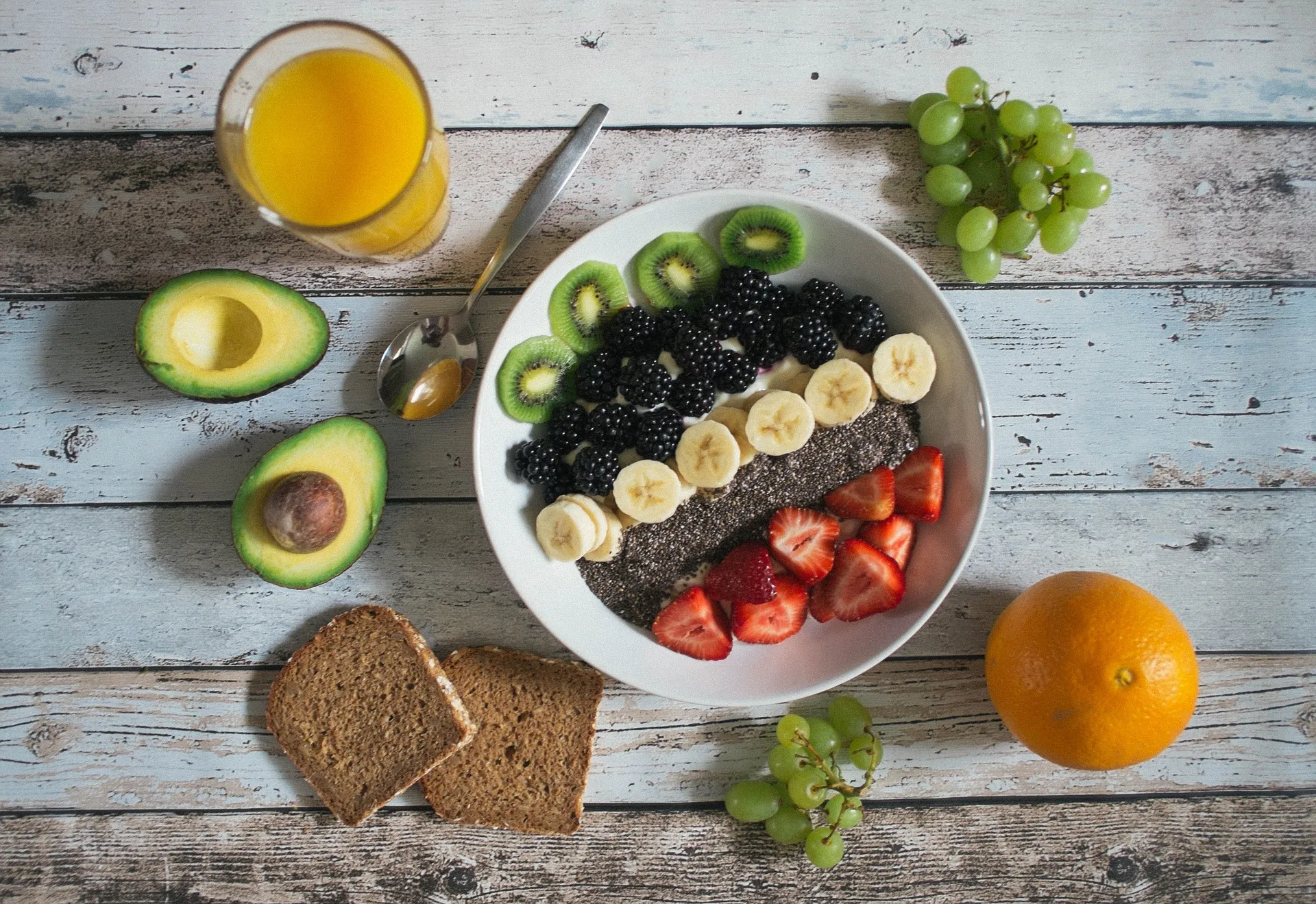 salada de frutas Café da manhã de Dia dos Pais