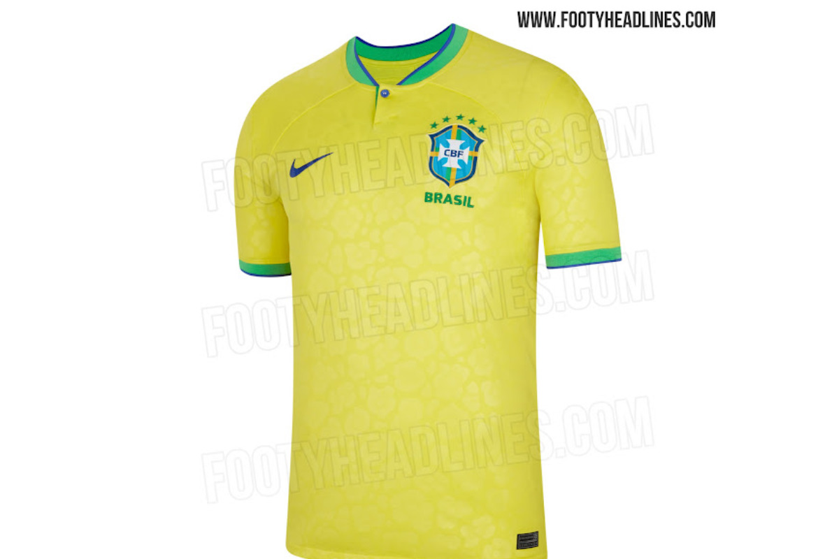 Camisa da seleção brasileira na copa 2022