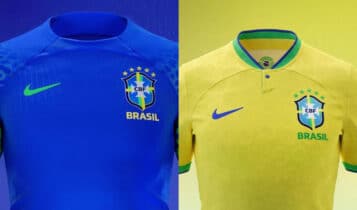 FOTOS: CBF divulga camisa do Brasil na Copa do Mundo 2022