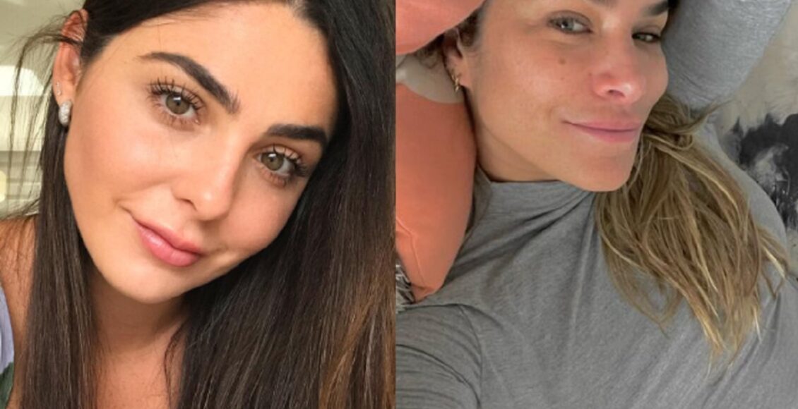 Elenco de Chocolate com Pimenta antes e depois
