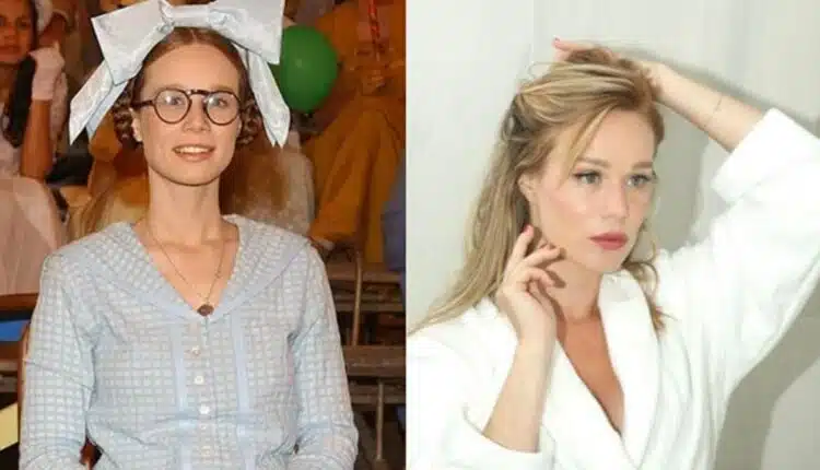 elenco de Chocolate com Pimenta antes e depois