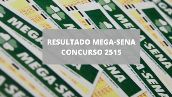 Resultado da Mega-Sena 2515 de quarta-feira (31/08/22)