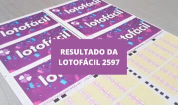 Resultado da Lotofácil 2597