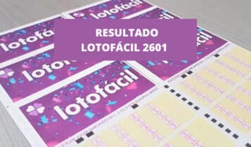 Resultado Lotofácil 2601