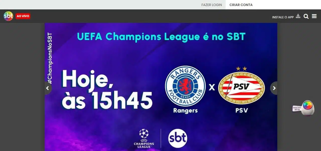 Qual jogo vai passar no SBT hoje