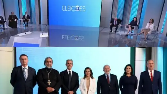 Memes do debate Globo: de ‘padre de festa junina’ a Bonner ‘pistola’