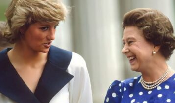 Diana e rainha elizabeth