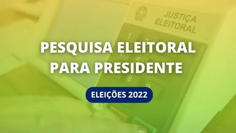 Quando será a próxima pesquisa eleitoral para presidente? De 14 a 17/9