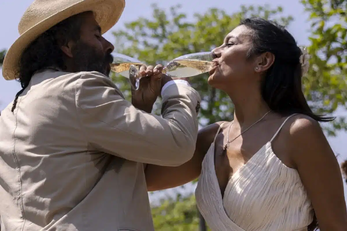 Filó e Zé Leôncio final da novela pantanal