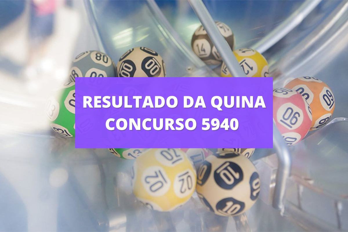 Resultado da Quina concurso 5940