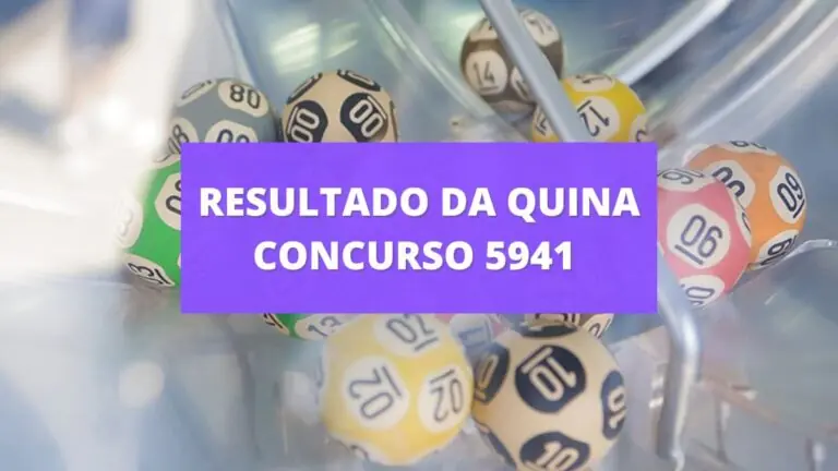 Resultado da Quina de sábado, concurso 5941 de hoje (03/09/22)