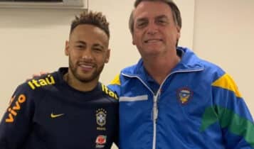 Neymar declara apoio a Bolsonaro