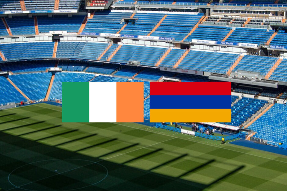 Onde assistir Irlanda x Armênia