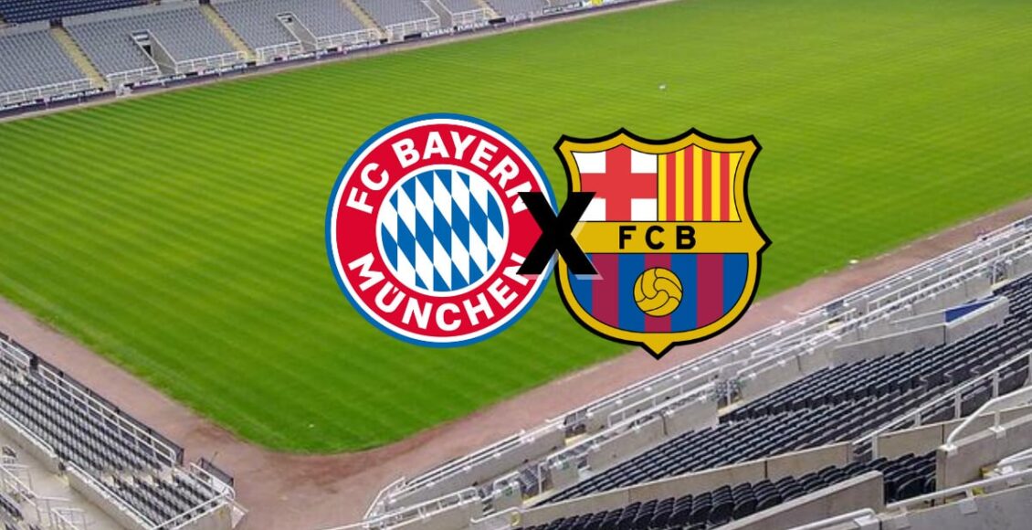 Onde vai passar Bayern x Barcelona hoje