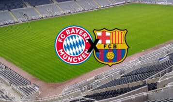 Onde vai passar Bayern x Barcelona hoje
