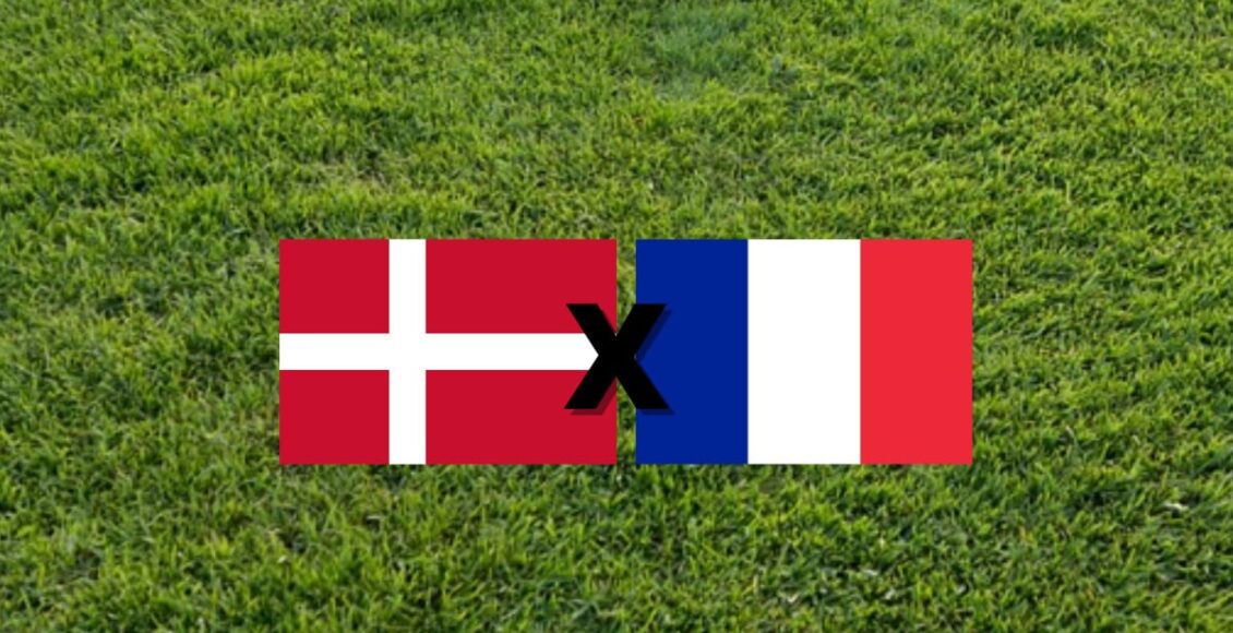 Onde vai passar Dinamarca x França hoje
