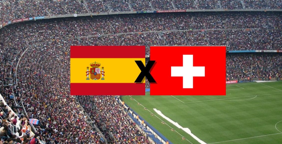Onde vai passar Espanha x Suíça hoje