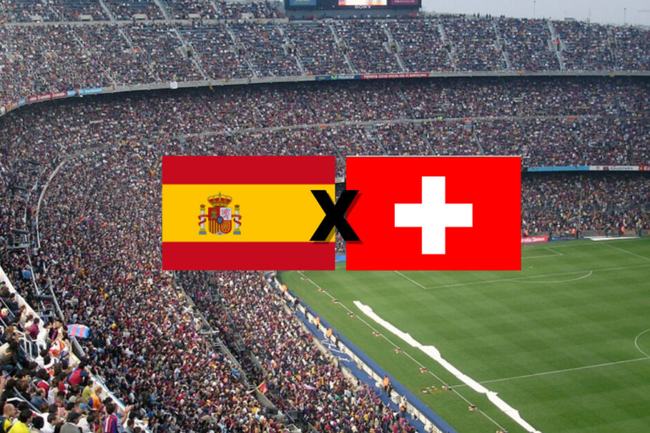 Onde vai passar Espanha x Suíça hoje
