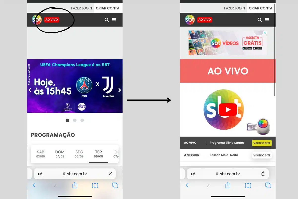 Qual jogo vai passar no SBT hoje