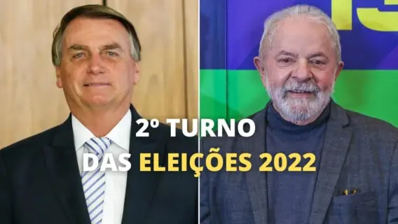 Lula e Bolsonaro disputam 2º turno nas eleições 2022